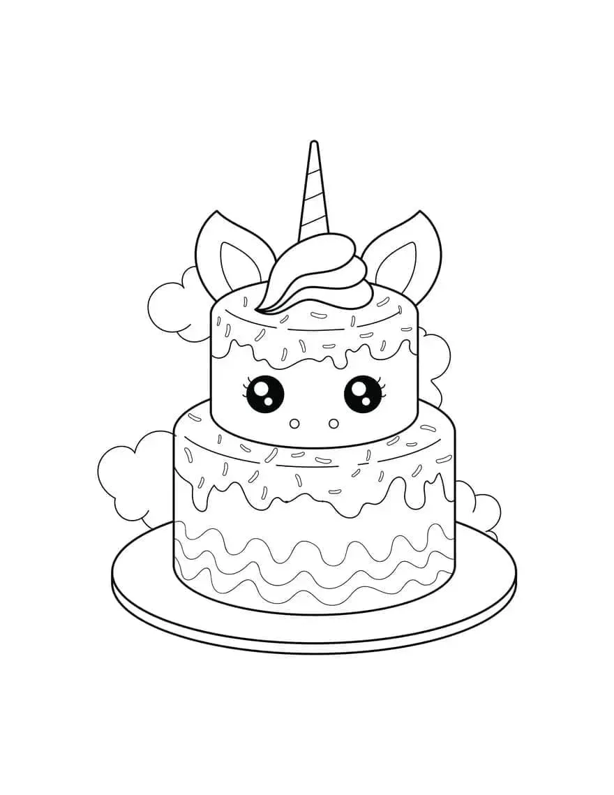Gâteau Licorne 33